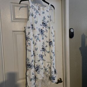 a.n.a Women's White Floral Dress